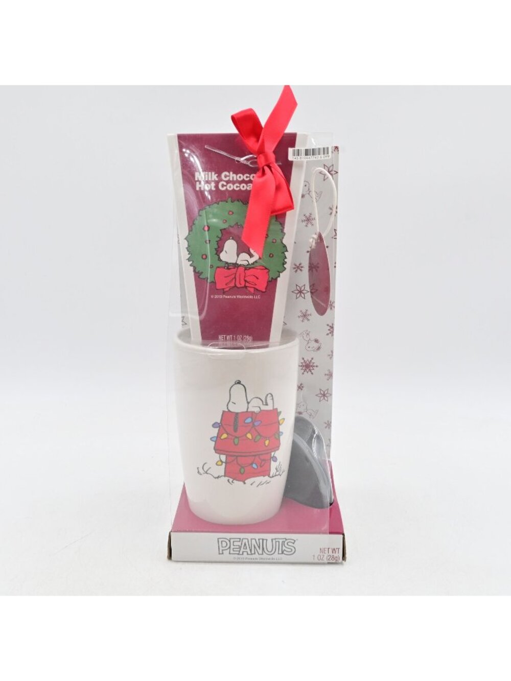 Peanuts Snoopy Holiday Mug Gift Set Milk Chocolate Hot Cocoa Mix New Sealed